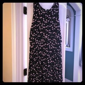 Loft cherry print dress size 10 NWT